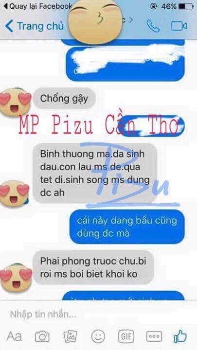 Phản hồi khách hàng sử dụng trị rạn pizu