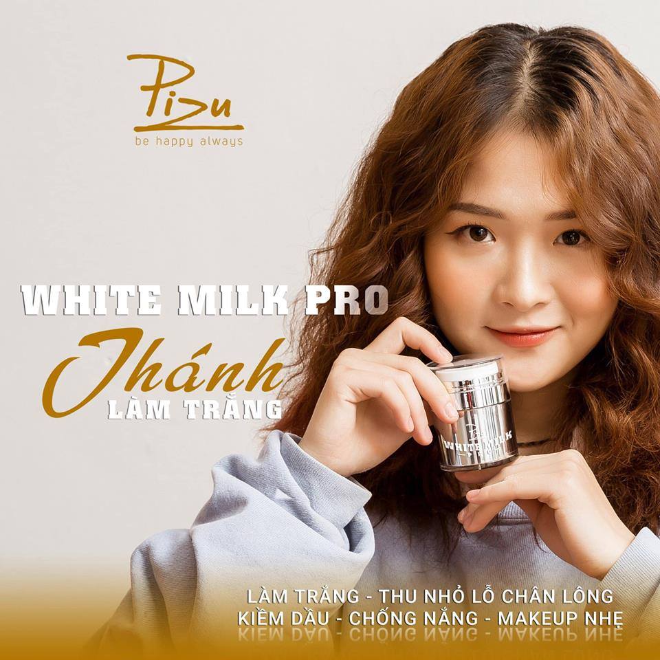 Kem trắng da White Milk Pro Pizu