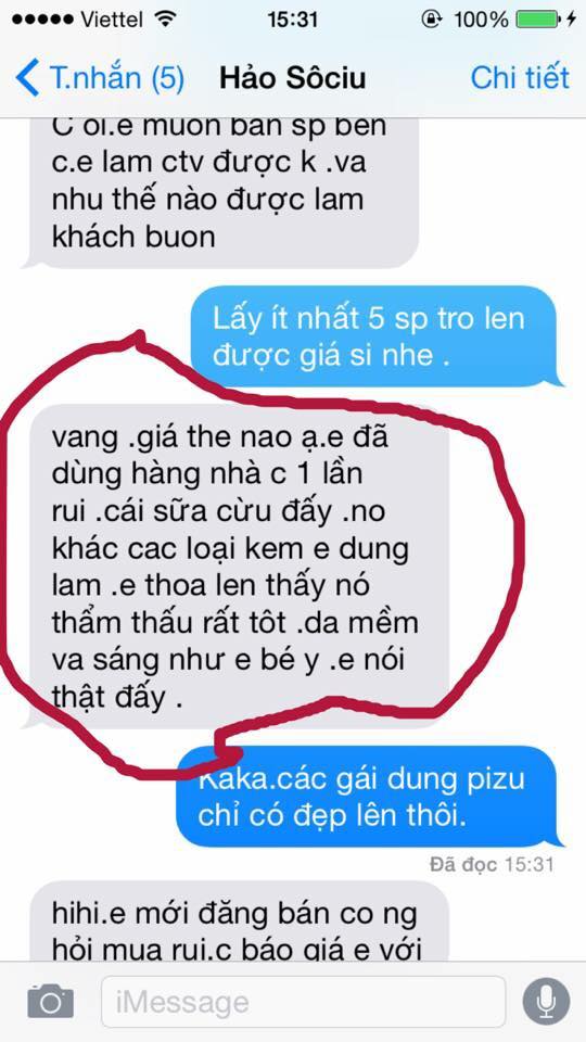 Phản hồi khách sử dụng cừu non pizu